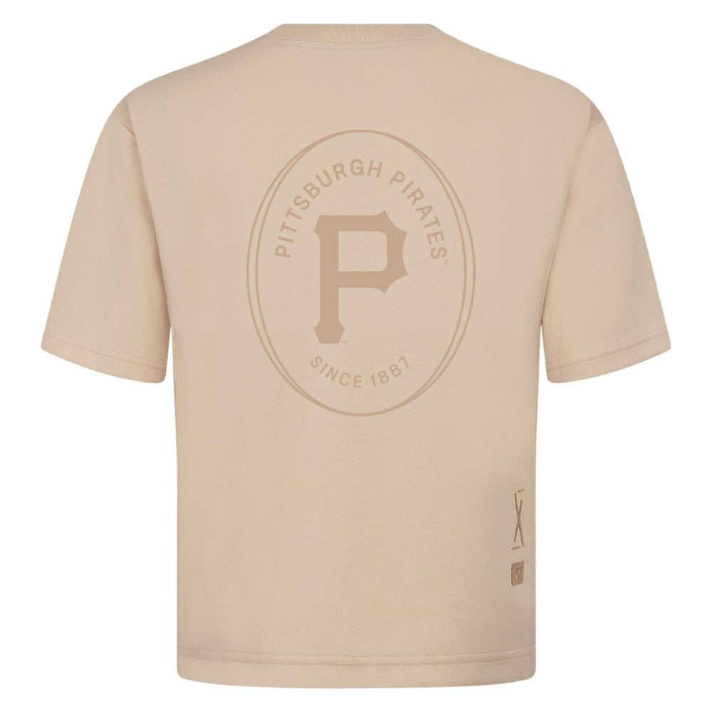 MLB Pittsburgh Pirates Levelwear Register Oversized Luxe Signature Knit T-Shirt