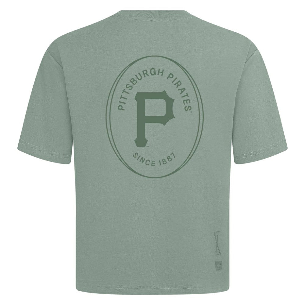 MLB Pittsburgh Pirates Levelwear Register Oversized Luxe Signature Knit T-Shirt