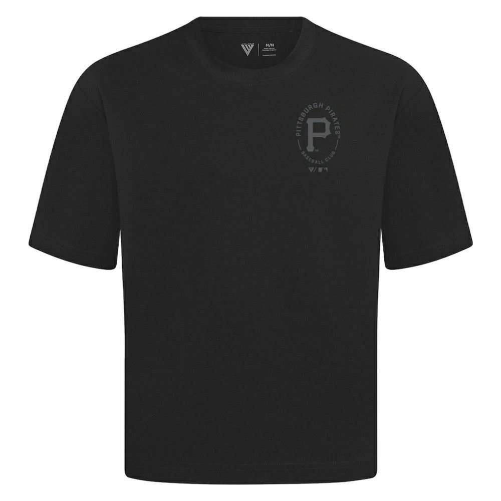 MLB Pittsburgh Pirates Levelwear Register Oversized Luxe Signature Knit T-Shirt