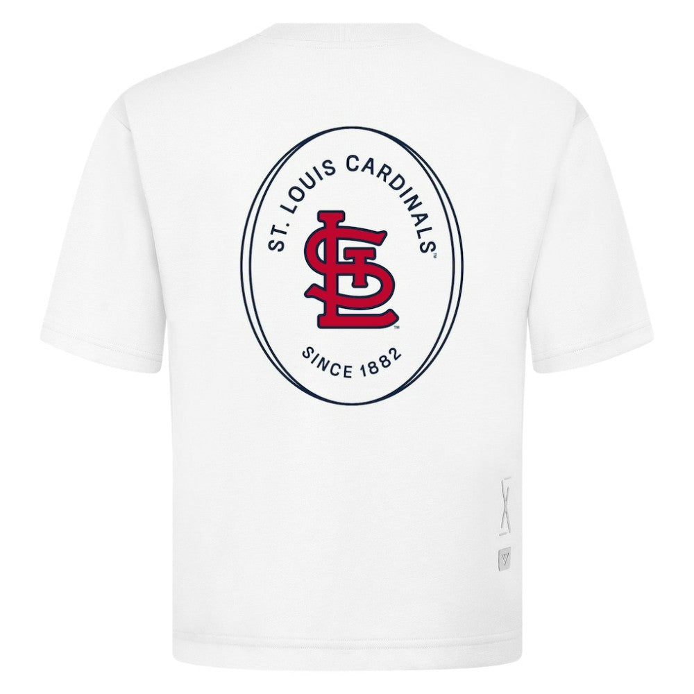 MLB St. Louis Cardinals Levelwear Register Oversized Luxe Signature Knit T-Shirt