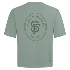 MLB San Francisco Giants Levelwear Register Oversized Luxe Signature Knit T-Shirt