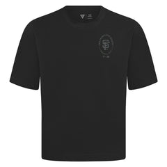 MLB San Francisco Giants Levelwear Register Oversized Luxe Signature Knit T-Shirt