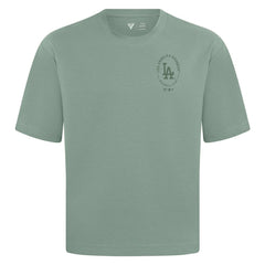 MLB Los Angeles Dodgers Levelwear Register Oversized Luxe Signature Knit T-Shirt