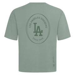 MLB Los Angeles Dodgers Levelwear Register Oversized Luxe Signature Knit T-Shirt