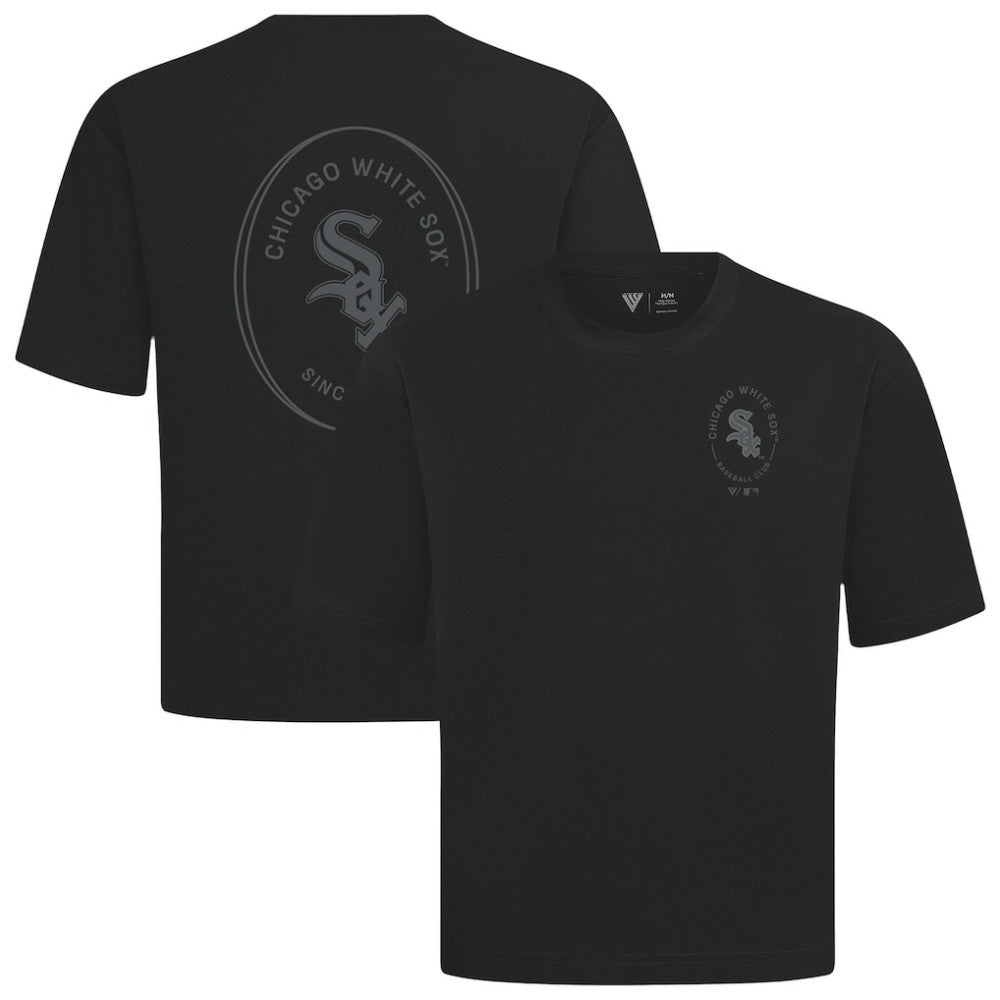 MLB Chicago White Sox Levelwear Register Oversized Luxe Signature Knit T-Shirt