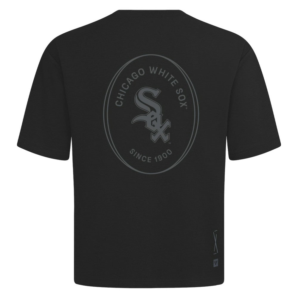 MLB Chicago White Sox Levelwear Register Oversized Luxe Signature Knit T-Shirt
