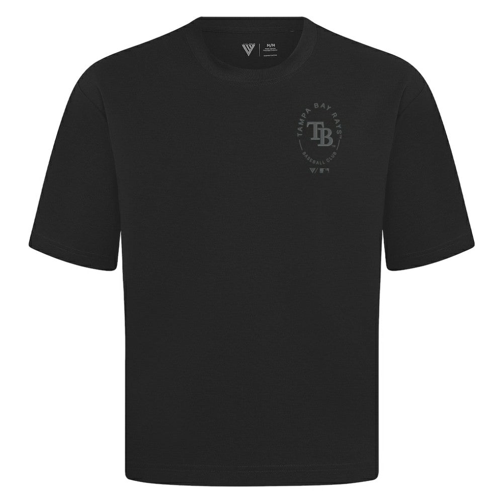 MLB Tampa Bay Rays Levelwear Register Oversized Luxe Signature Knit T-Shirt