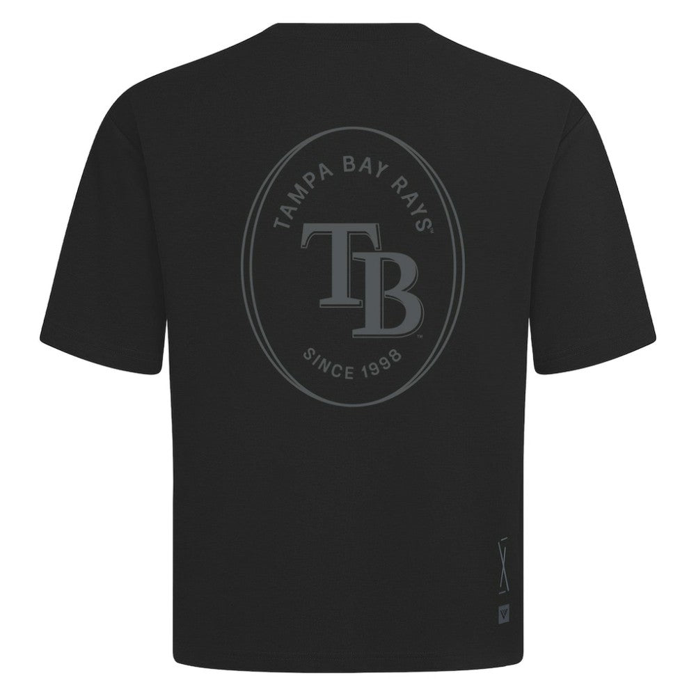 MLB Tampa Bay Rays Levelwear Register Oversized Luxe Signature Knit T-Shirt