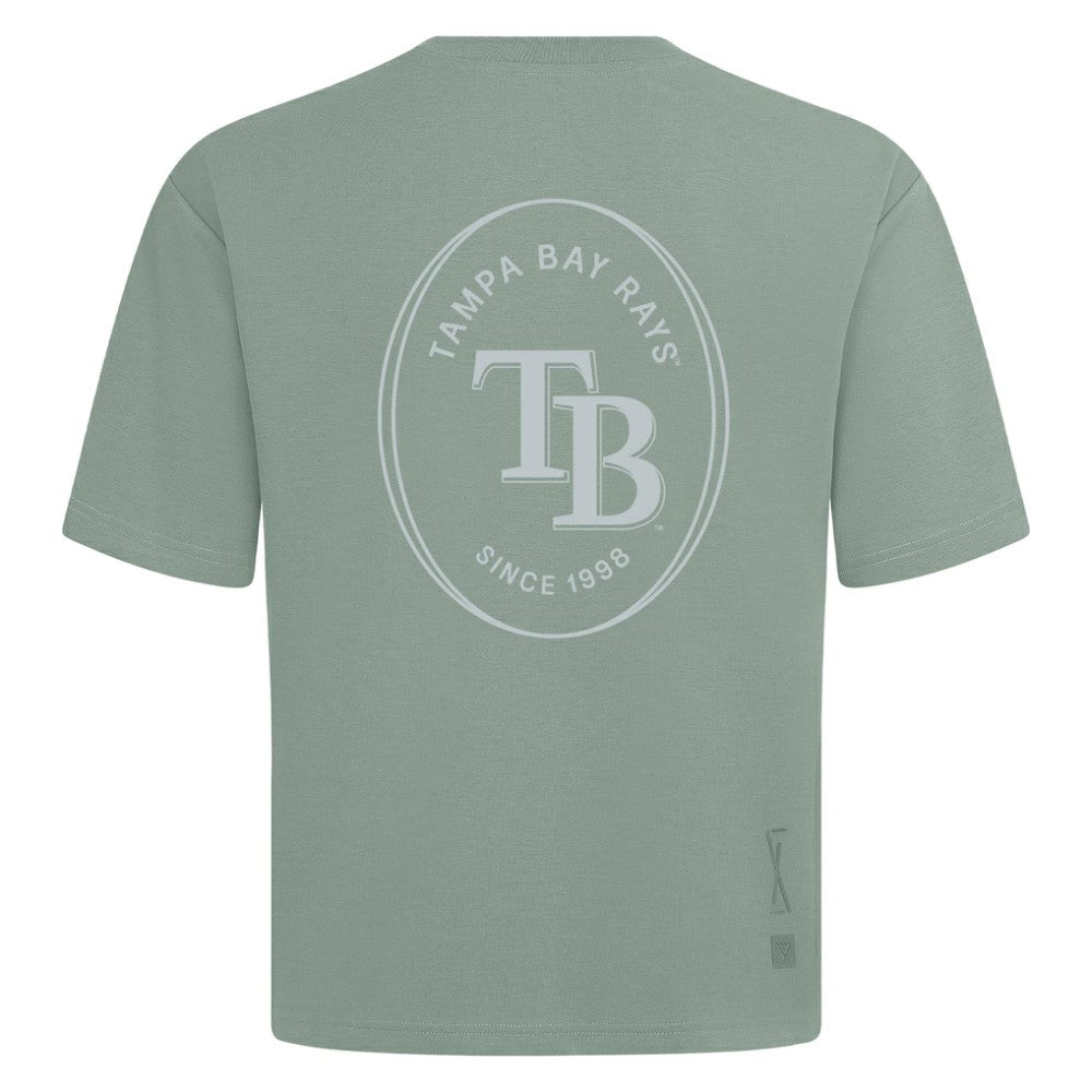 MLB Tampa Bay Rays Levelwear Register Oversized Luxe Signature Knit T-Shirt