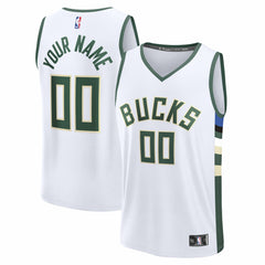 NBA Milwaukee Bucks Fast Break Custom Jersey