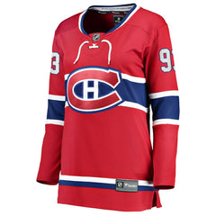 NHL Red Ivan Demidov Montreal Canadiens Fanatics Women's Home Breakaway Player Jersey