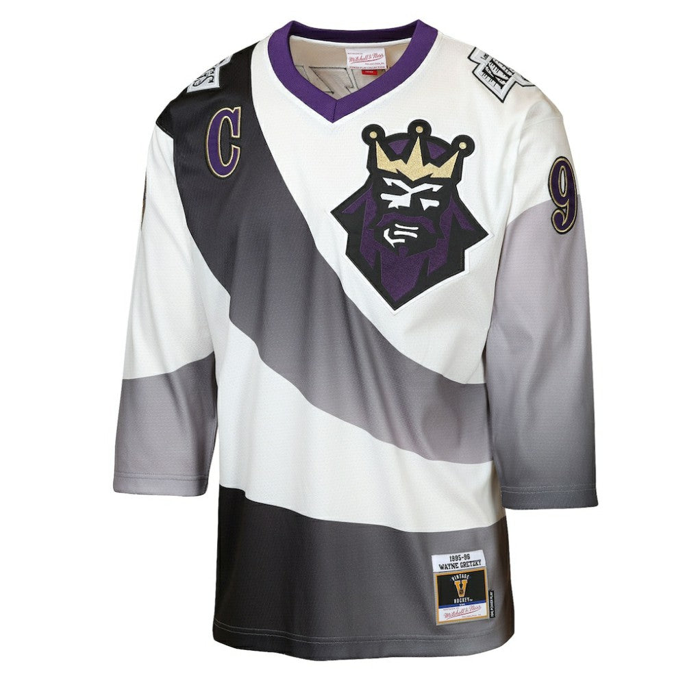 NHL White Wayne Gretzky Los Angeles Kings Mitchell & Ness Youth 1995/96 Power Play Throwback Alternate Player Jersey with Captain Patch