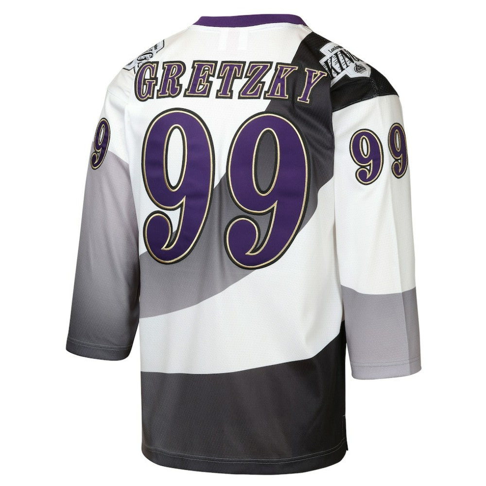 NHL White Wayne Gretzky Los Angeles Kings Mitchell & Ness Youth 1995/96 Power Play Throwback Alternate Player Jersey with Captain Patch