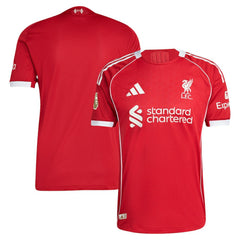 Liverpool 2025/26 Home Jersey - Adidas Red