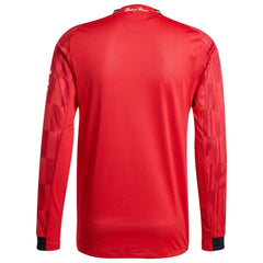 Manchester United Home 2025/26 Player Long Sleeve Jersey - Adidas Red