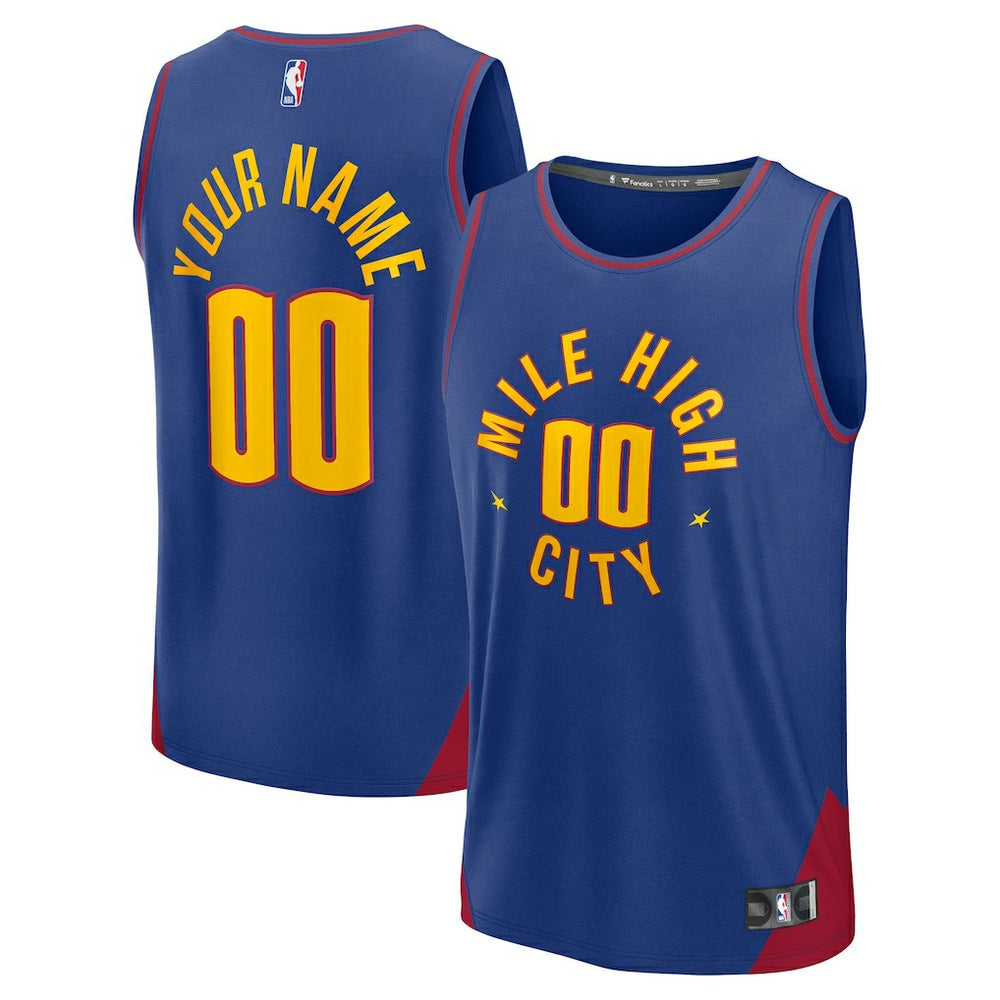 NBA Denver Nuggets Youth Fast Break Custom Replica Jersey sale