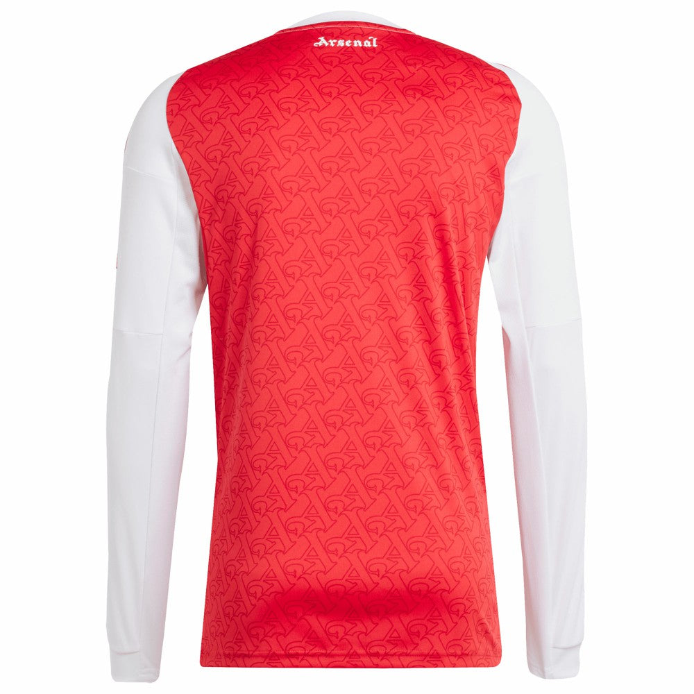 Arsenal 2025/26 Home Replica Long Sleeve Jersey - Adidas Red