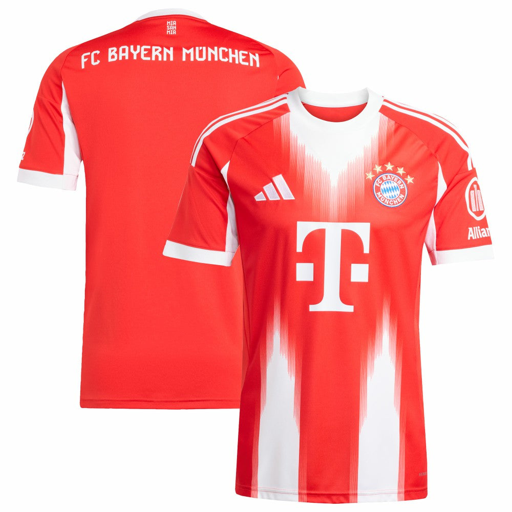 Bayern Munich 2025/26 Home Replica Jersey - Adidas Red