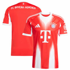 Bayern Munich 2025/26 Home Replica Jersey - Adidas Red