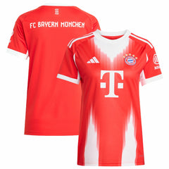 Bayern Munich Women's 2025/26 Home Replica Jersey - Adidas Red