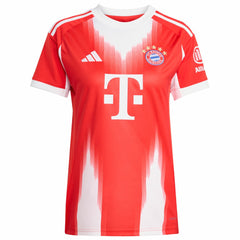 Bayern Munich Women's 2025/26 Home Replica Jersey - Adidas Red