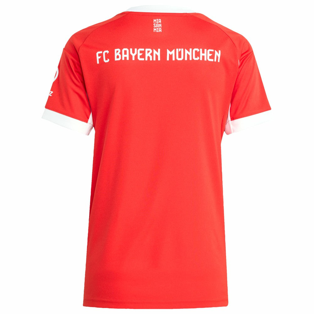 Bayern Munich Women's 2025/26 Home Replica Jersey - Adidas Red