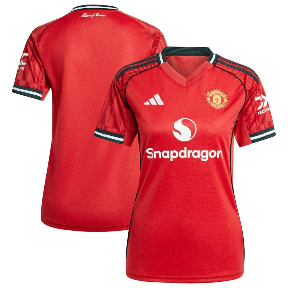 Manchester United Women's Home 2025/26 Replica Jersey - Adidas Red
