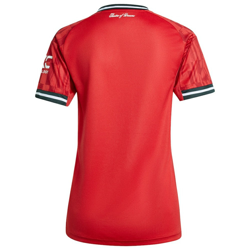 Manchester United Women's Home 2025/26 Replica Jersey - Adidas Red