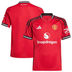 Manchester United Youth Home 2025/26 Replica Jersey - Adidas Red