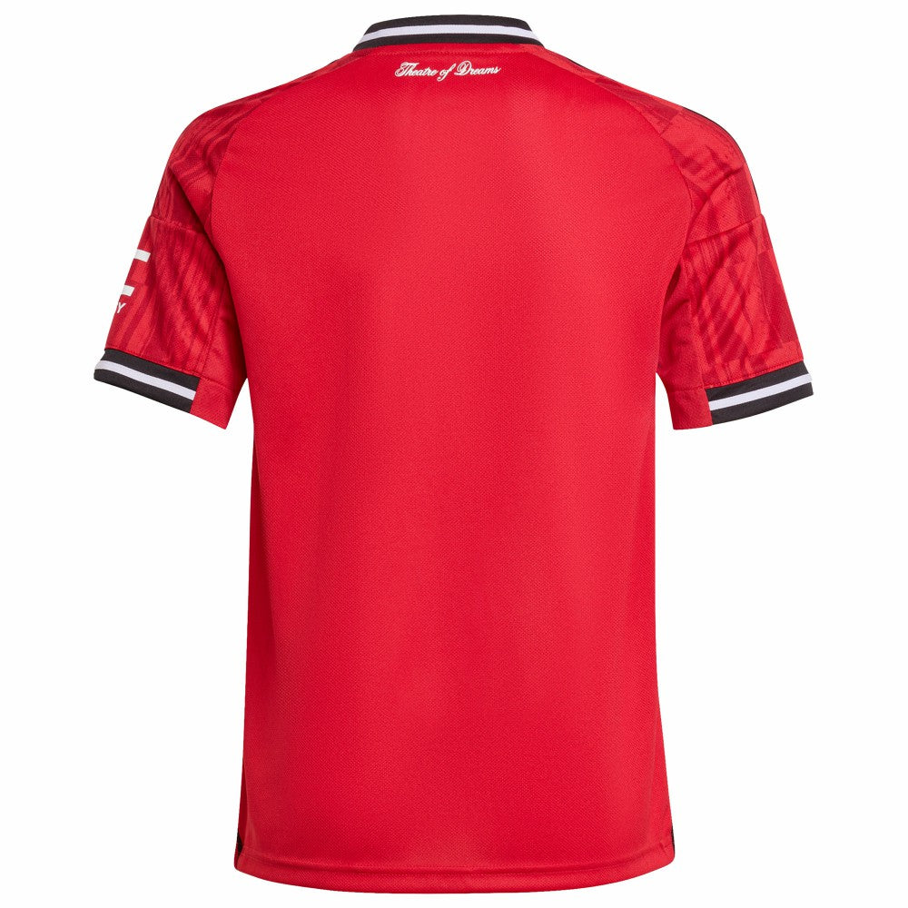 Manchester United Youth Home 2025/26 Replica Jersey - Adidas Red