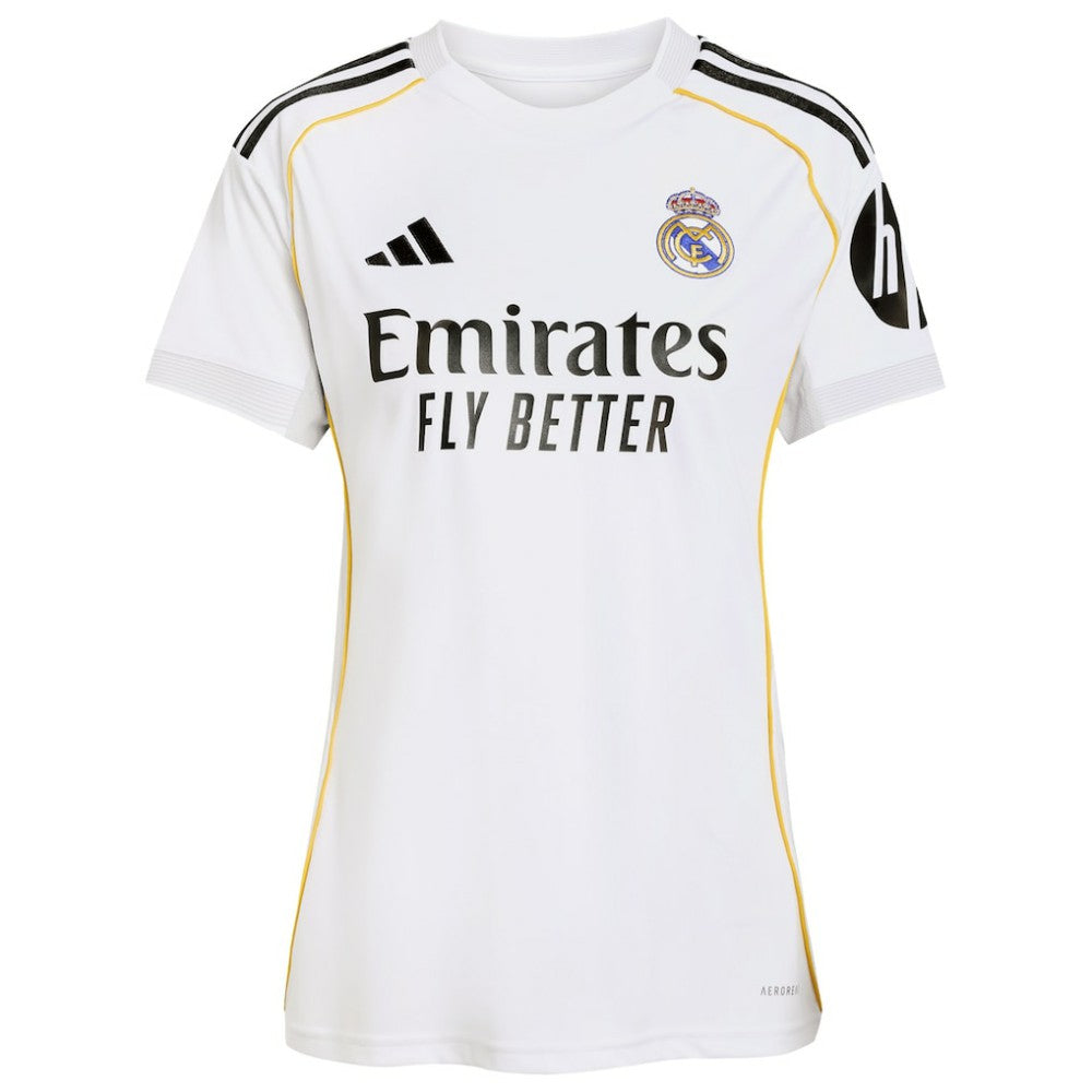 Real Madrid Women's 2025/26 Home Replica Jersey - Adidas White