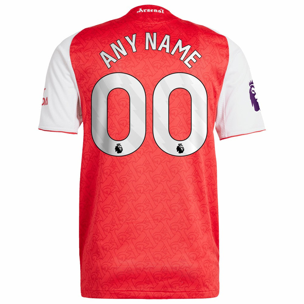 Arsenal 2025/26 Home Custom Jersey - Adidas Red