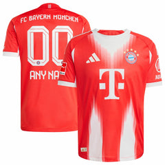 Bayern Munich 2025/26 Home Custom Jersey - Adidas Red