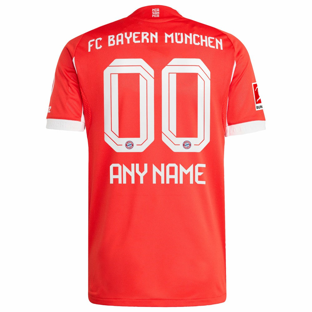Bayern Munich 2025/26 Home Custom Jersey - Adidas Red