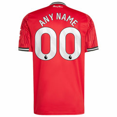 Manchester United Home 2025/26 Custom Replica Jersey - Adidas Red