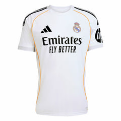 Real Madrid 2025/26 Home Replica Custom Jersey - Adidas White