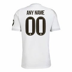 Real Madrid 2025/26 Home Replica Custom Jersey - Adidas White
