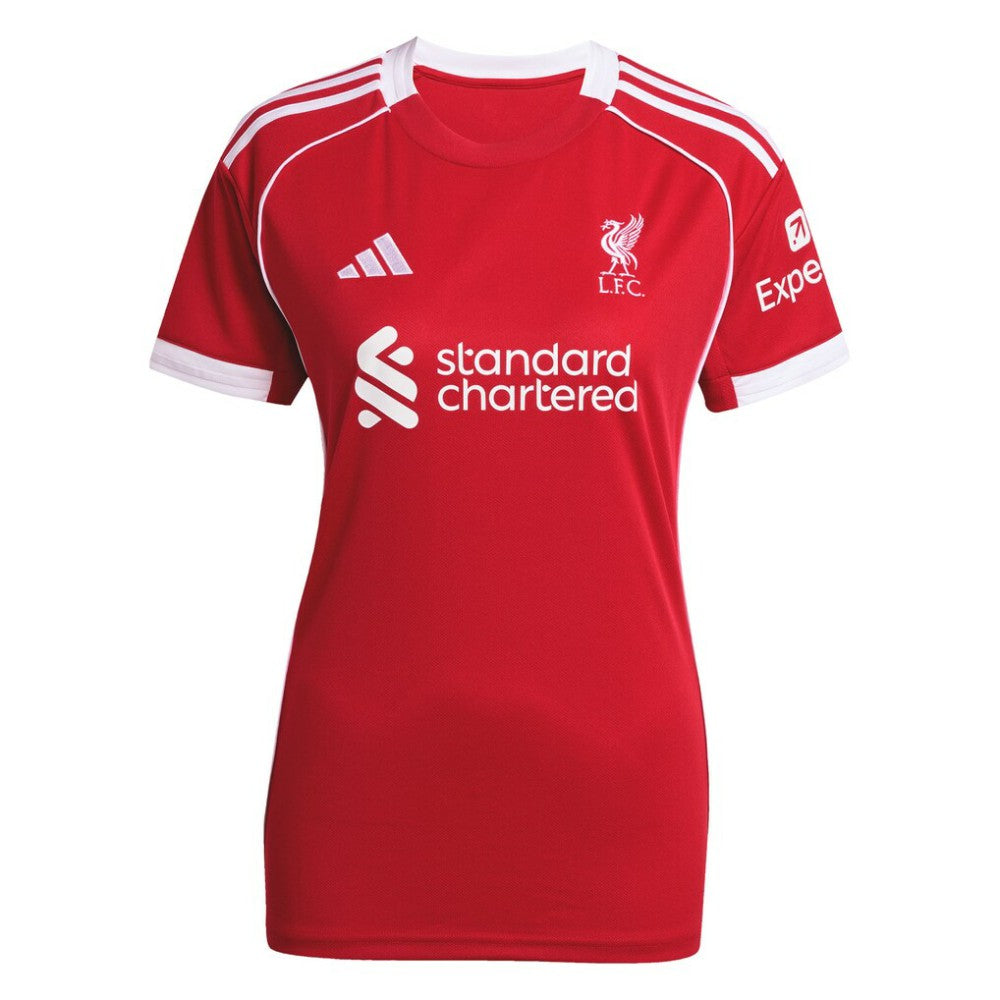 Liverpool Women's 2025/26 Home Custom Replica Jersey - Adidas Red