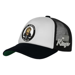 NHL White Los Angeles Kings Mitchell & Ness Youth Mascot Adjustable Trucker Hat