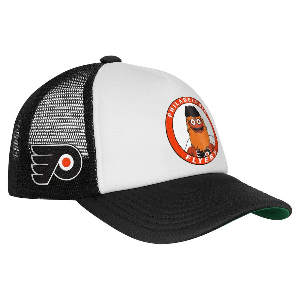NHL White Philadelphia Flyers Mitchell & Ness Youth Mascot Adjustable Trucker Hat