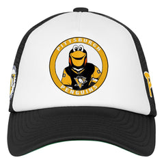 NHL White Pittsburgh Penguins Mitchell & Ness Youth Mascot Adjustable Trucker Hat
