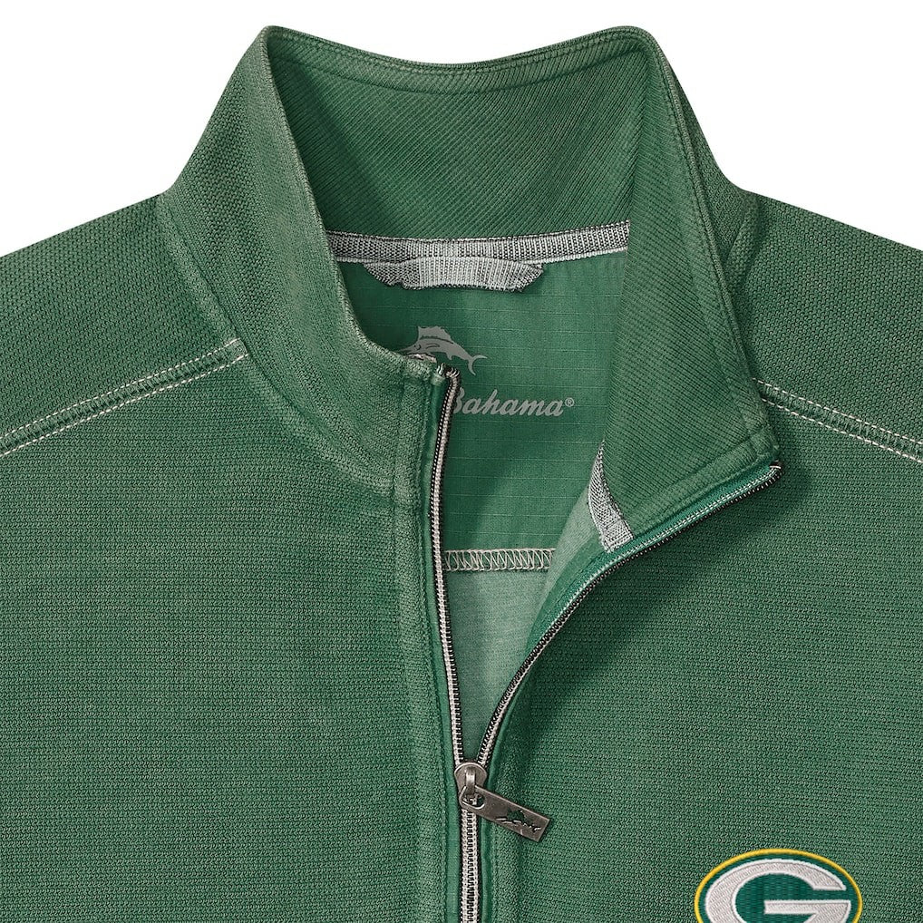 Big & Tall Montego Bay Half-Zip Pullover - Green Bay Packers