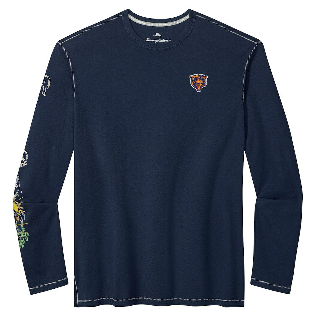 Oasis Endzone Lux Long Sleeve T-Shirt - Chicago Bears