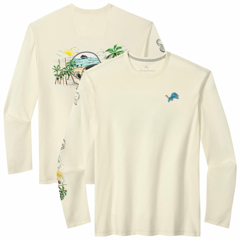Oasis Endzone Lux Long Sleeve T-Shirt - Detroit Lions