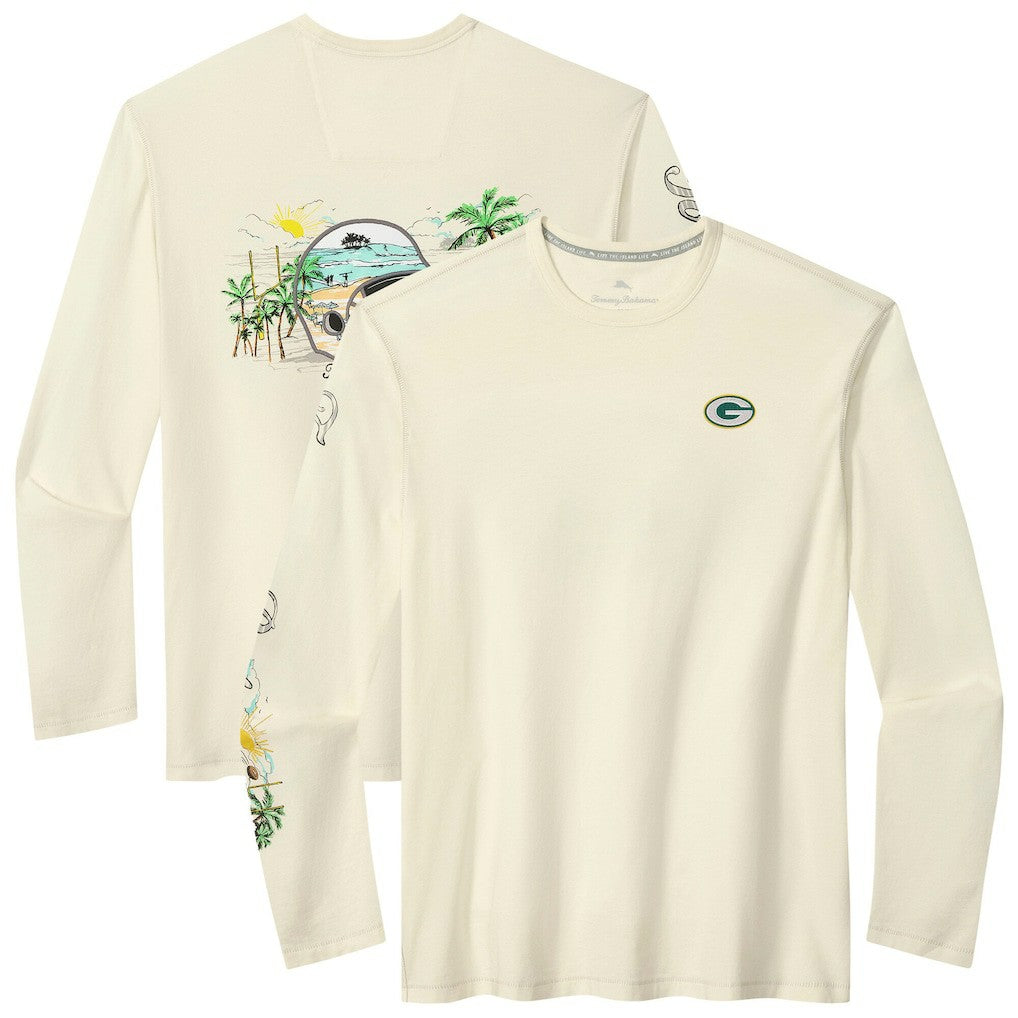 Oasis Endzone Lux Long Sleeve T-Shirt - Green Bay Packers