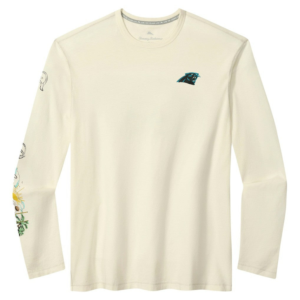 Oasis Endzone Lux Long Sleeve T-Shirt - Carolina Panthers