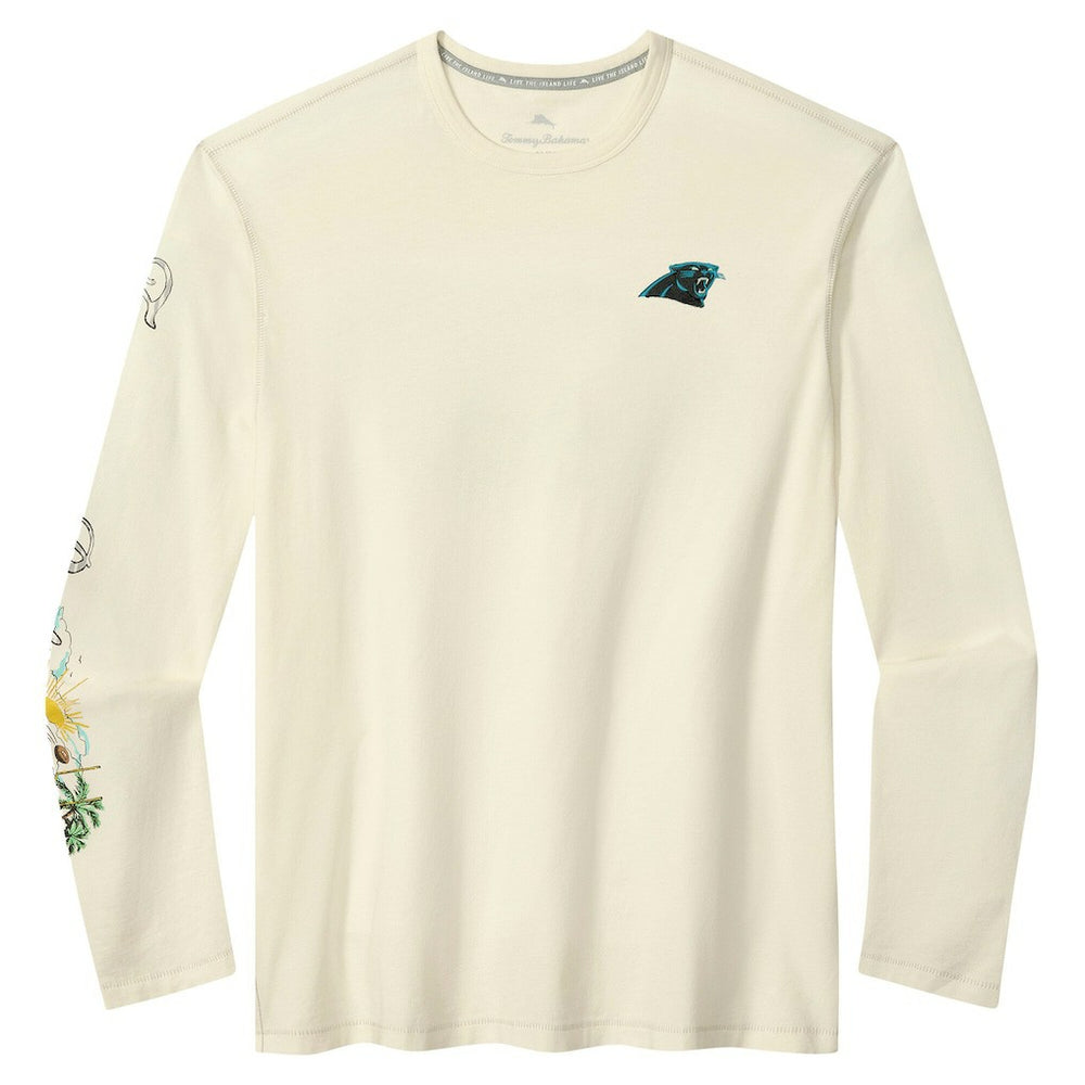 Oasis Endzone Lux Long Sleeve T-Shirt - Carolina Panthers