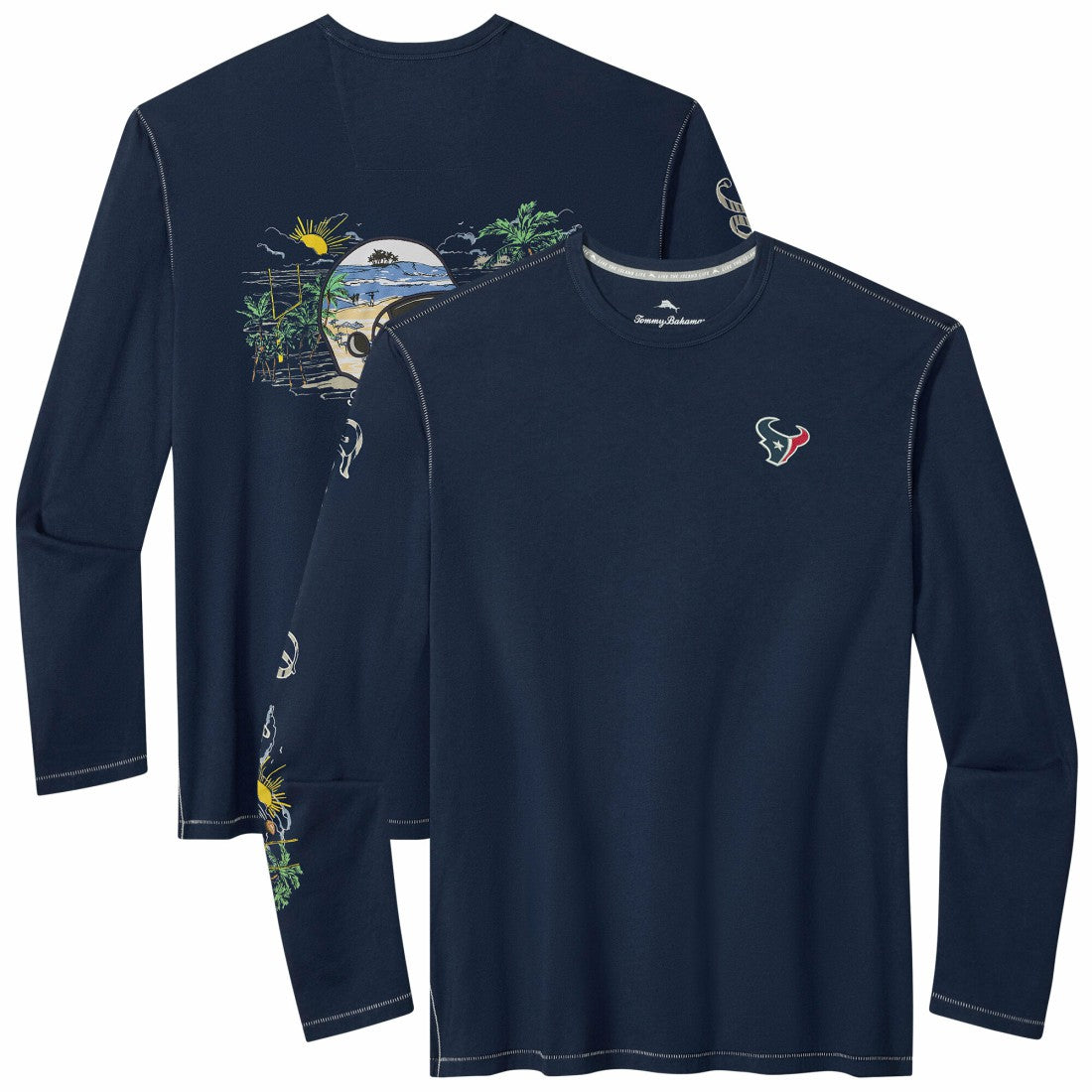 Oasis Endzone Lux Long Sleeve T-Shirt - Houston Texans