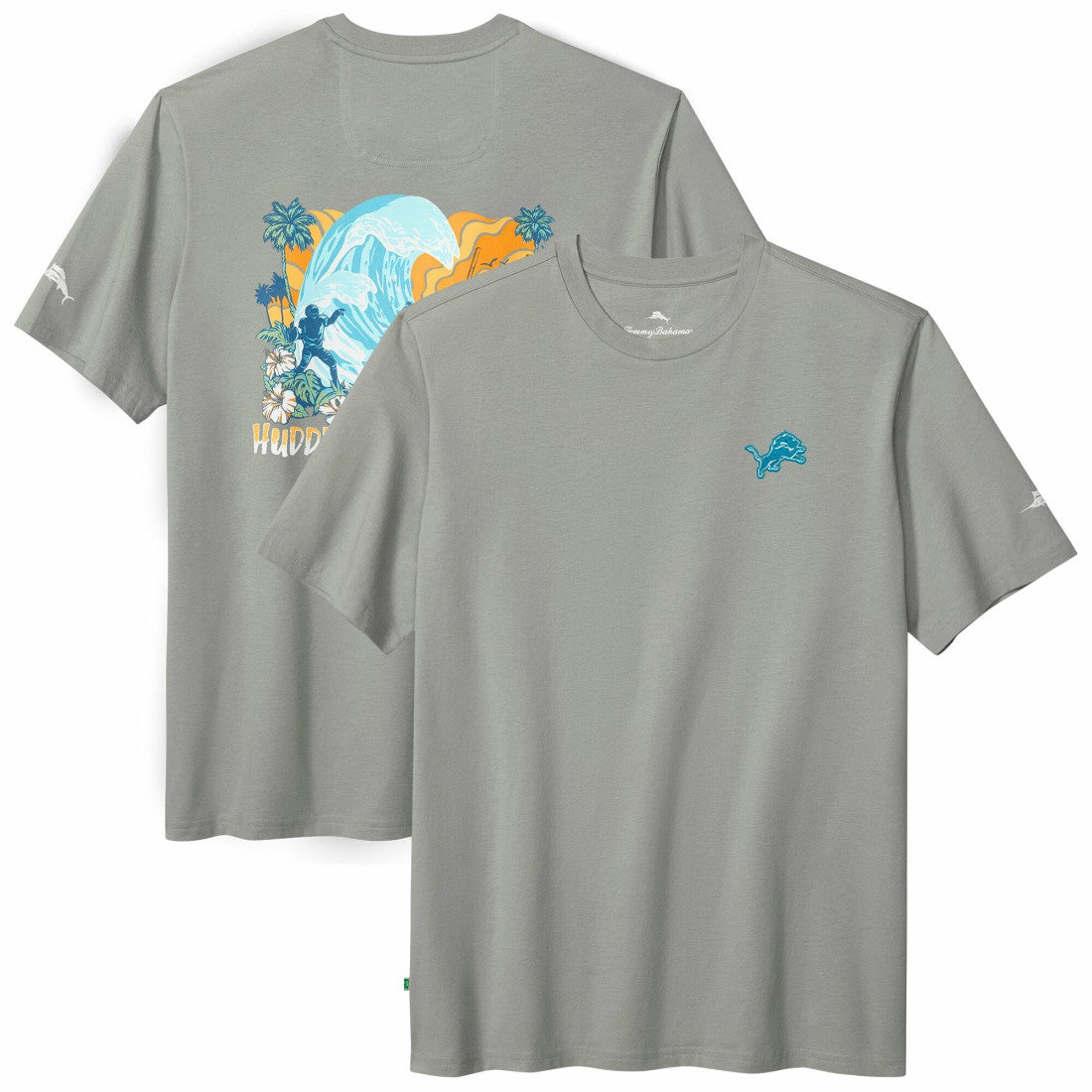 Huddle & Hang Tens T-Shirt - Detroit Lions