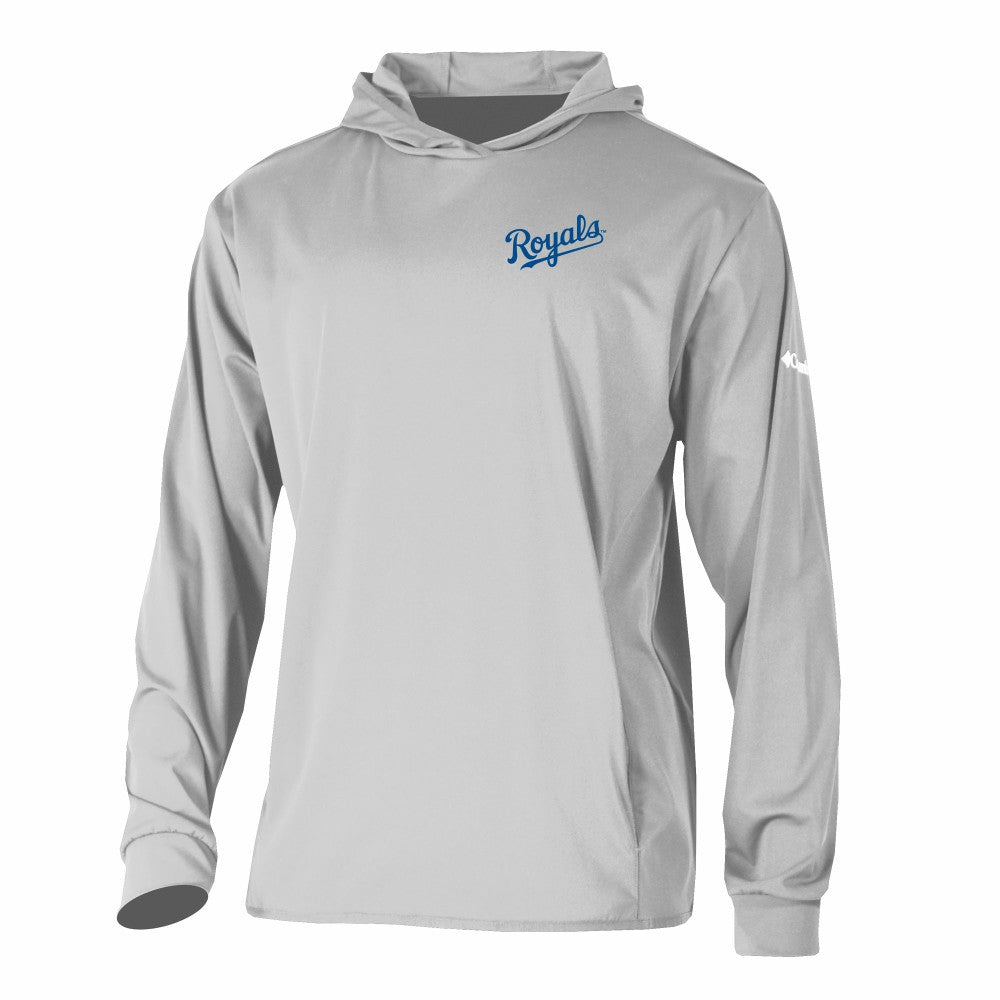 MLB Kansas City Royals Columbia Long Drive Pullover Hoodie